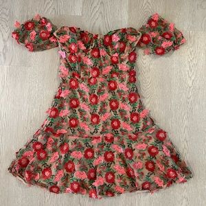 For Love & Lemons Amelia strapless dress